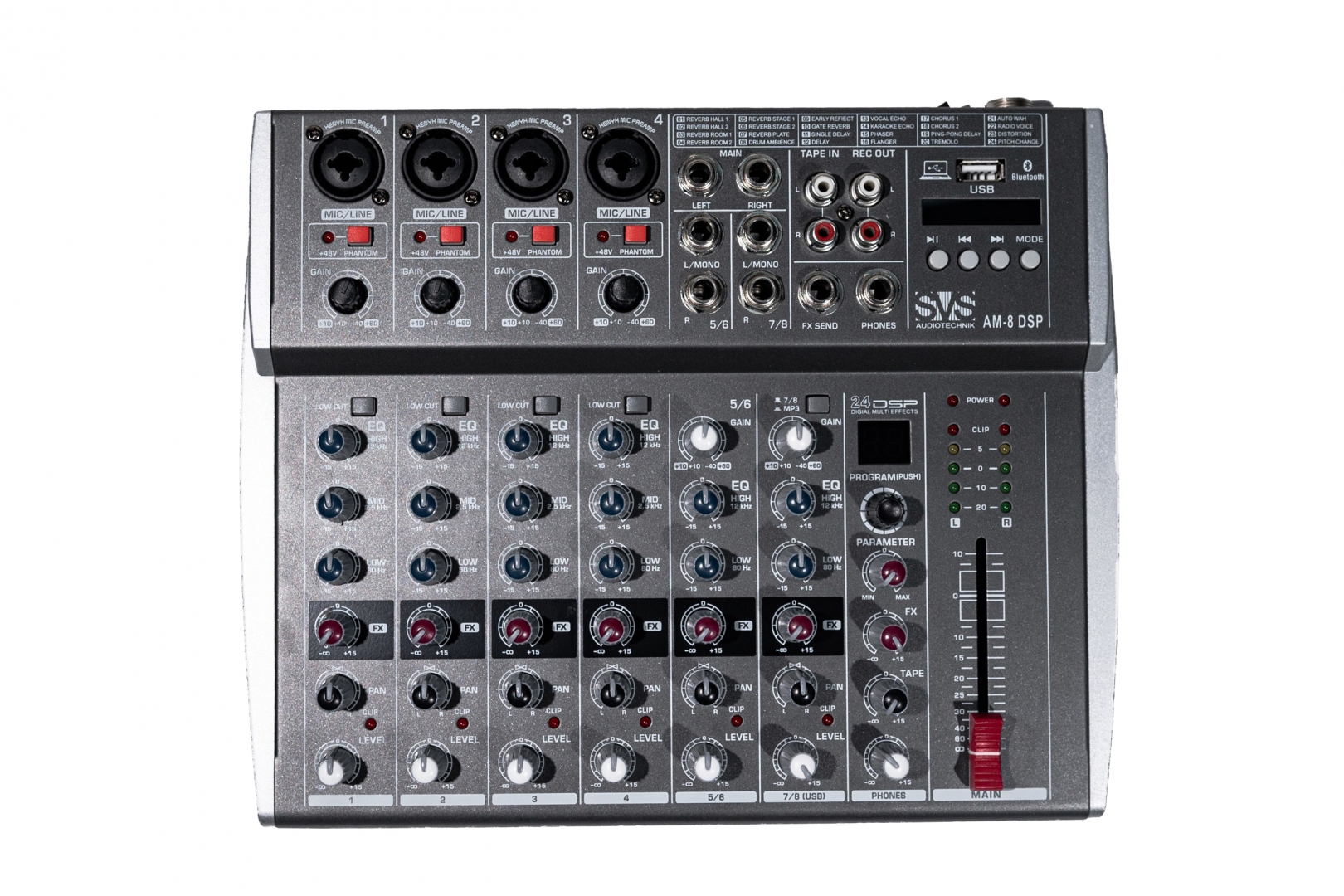 SVS Audiotechnik mixers AM-8 DSP Микшерный пульт аналоговый, 8-канальный в Одинцово