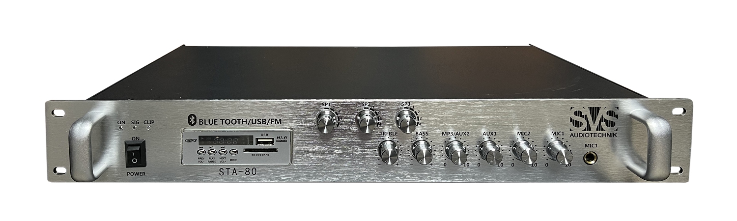 SVS Audiotechnik STA-80 Микшер-усилитель для систем Public Address в Одинцово